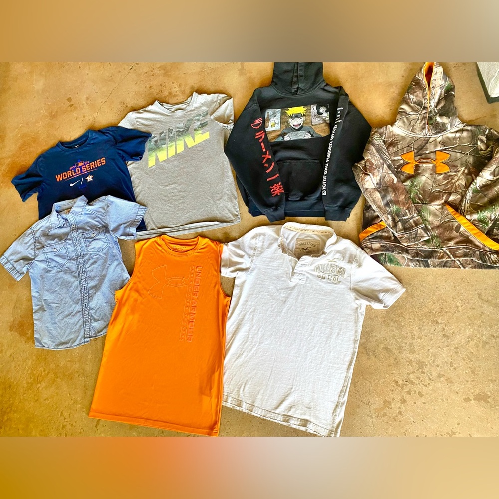 Boys lg bundle shirts and hoodies